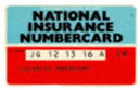 National Indurance Number Card: Lavoro a Londra